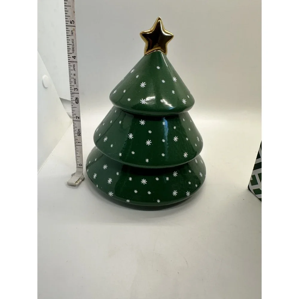 The Cellar Holiday 2-Pc Tree Stoneware Cocottes Set 12.3 oz Festive Christmas‎